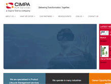 Tablet Screenshot of cimpa.com