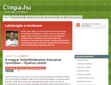 Tablet Screenshot of labdarugas.cimpa.hu